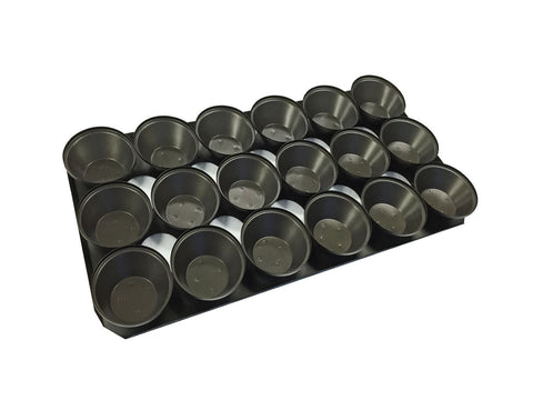 16" (406 mm) Round Self-Cutting Pie Tray, 112 mm Plate — Non-Stick Teflon Coated — Mackies Bakeware, Australia