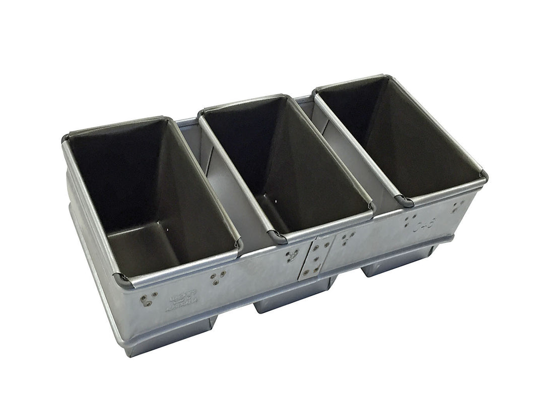 340g Bread Pan Set — Non-Stick Teflon Coated (3-Tin) — Mackies Bakeware, Australia