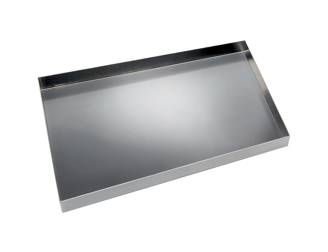 18" (457mm) 4-Sided Deep Flat Baking Tray, 50mm — Aluminium (A2918R4) — Mackies Bakeware, Australia