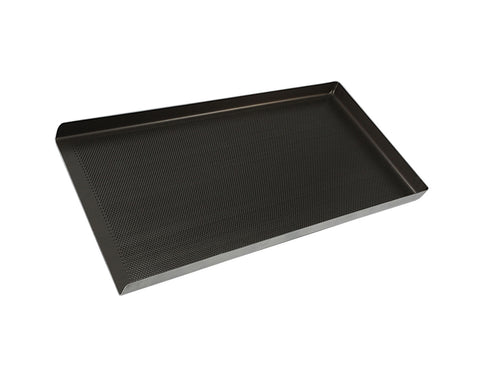 16" (406mm) 3-Sided Tapered Perforated Baking Tray — Non-Stick Teflon Coated (AT1616R3P) — Mackies Bakeware, Australia