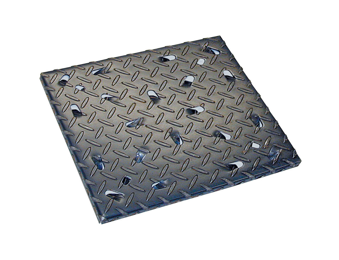 Checkerplate Steel Floor Tile 305mm — Interlocking Heavy-Duty — Mackies Bakeware, Australia