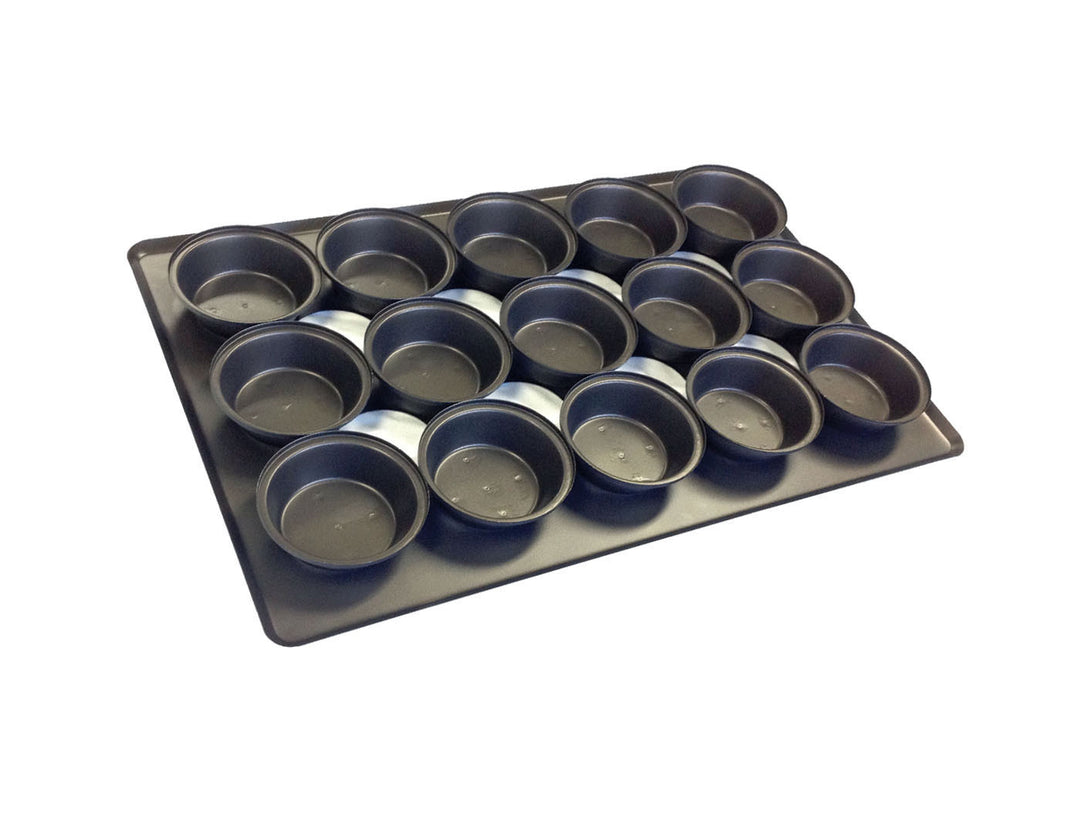 400 × 600 mm Round Self-Cutting Pie Tray — Non-Stick Teflon Coated (Euro) — Mackies Bakeware, Australia