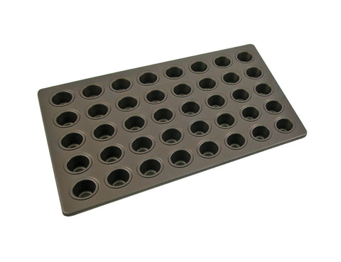 47mm Mini Muffin Tray — Non-Stick Teflon Coated (Gastronorm GN1/1, 530×325mm) — Mackies Bakeware, Australia