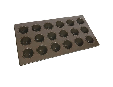 70mm Regular Muffin Tray — Non-Stick Teflon Coated (Gastronorm GN1/1, 530×325mm) — Mackies Bakeware, Australia
