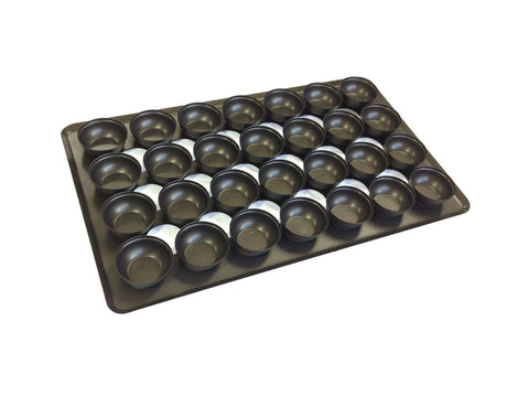 530 × 325 mm Mini Party Self-Cutting Pie Tray — Non-Stick Teflon Coated (Gastronorm) — Mackies Bakeware, Australia