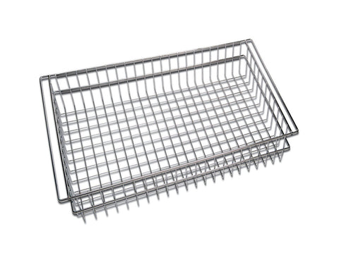 737 × 457mm Deep Wire Basket — Stainless Steel (150mm, suits timber display) — Mackies Bakeware, Australia