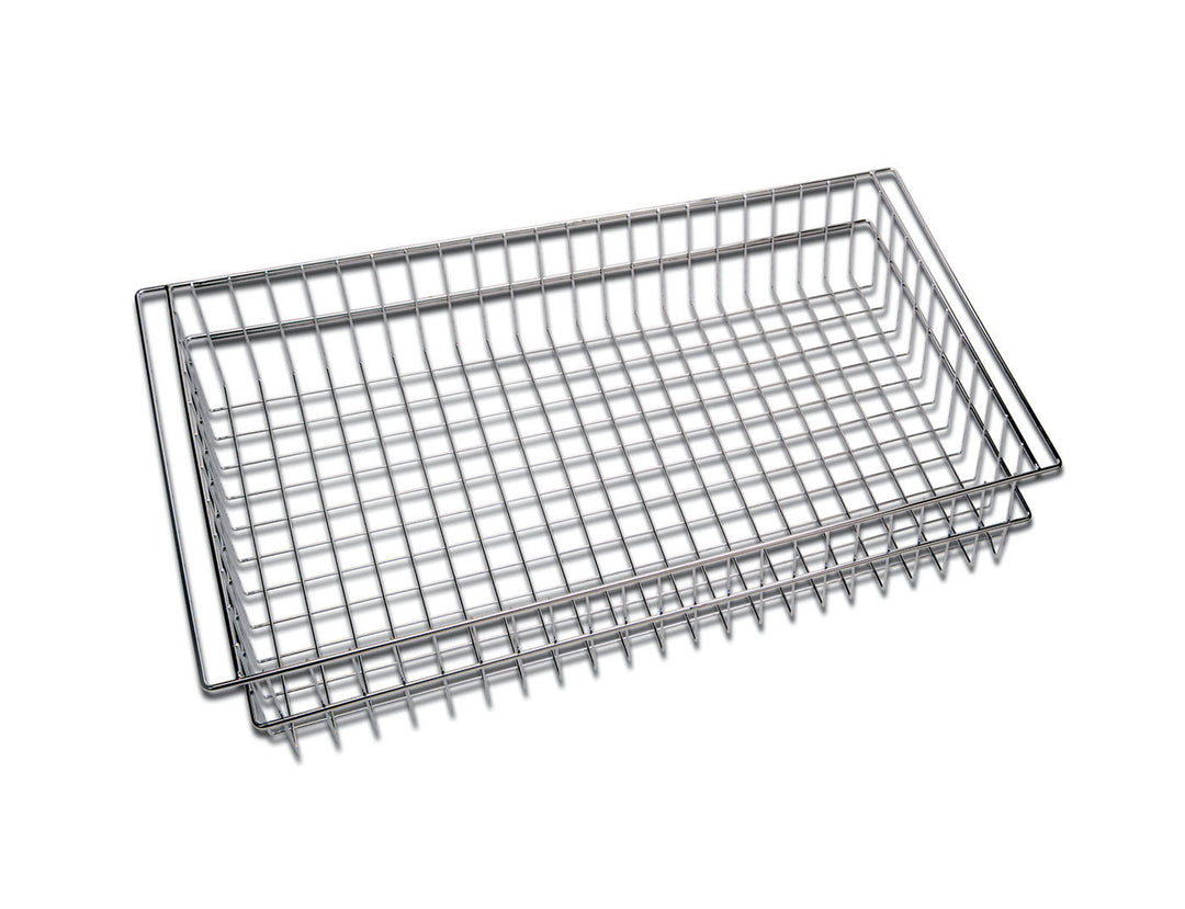 915 × 455mm Deep Wire Basket — Stainless Steel (150mm, suits HB display racks) — Mackies Bakeware, Australia