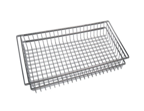 915 × 455mm Deep Wire Basket — Stainless Steel (150mm, suits HB display racks) — Mackies Bakeware, Australia