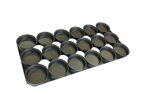 16" (406 mm) Round Upright Self-Cutting Pie Tray — Non-Stick Teflon Coated — Mackies Bakeware, Australia