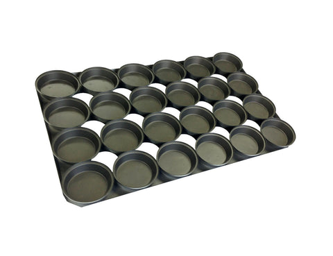 18" Round Upright Pie Tray MackEze Coated