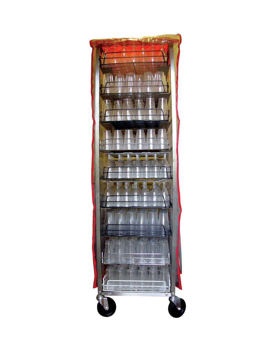 9 Shelf Trolley Rack Stainless Steel — Mackies Bakeware, Australia