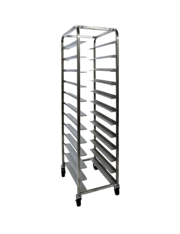 12 Shelf Trolley Rack Stainless Steel — Mackies Bakeware, Australia