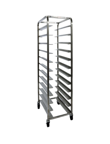 12 Shelf Trolley Rack Stainless Steel