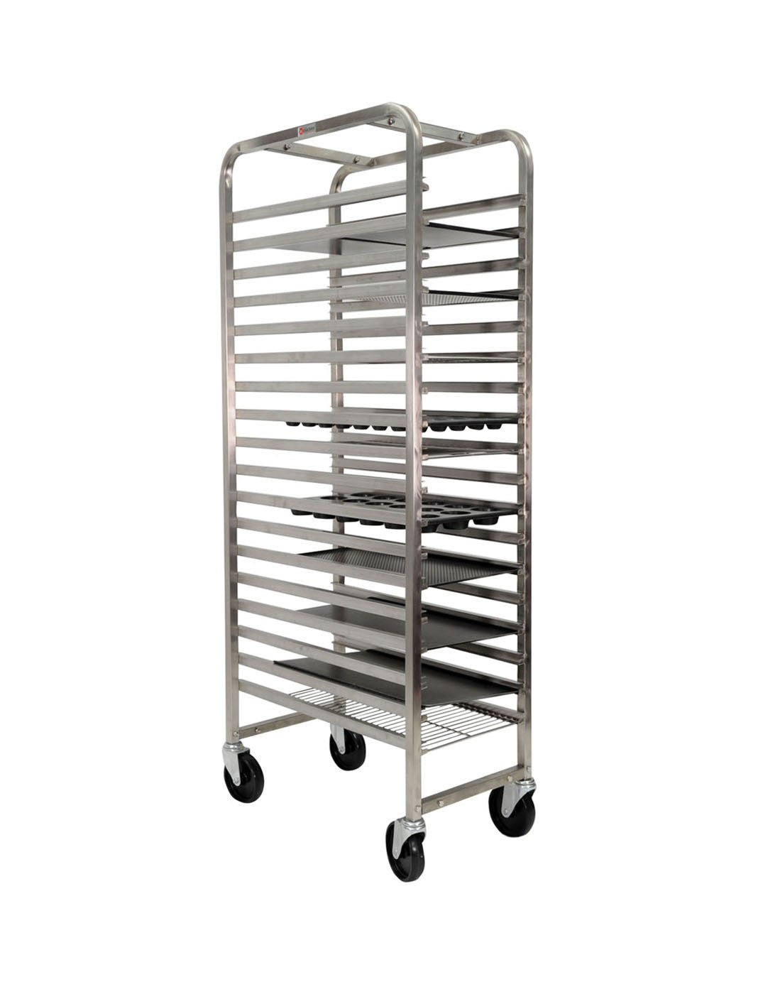 18 Shelf Trolley Rack Stainless Steel (Gastronorm) — Mackies Bakeware, Australia