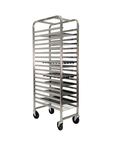 18 Shelf Trolley Rack Stainless Steel (Gastronorm) — Mackies Bakeware, Australia