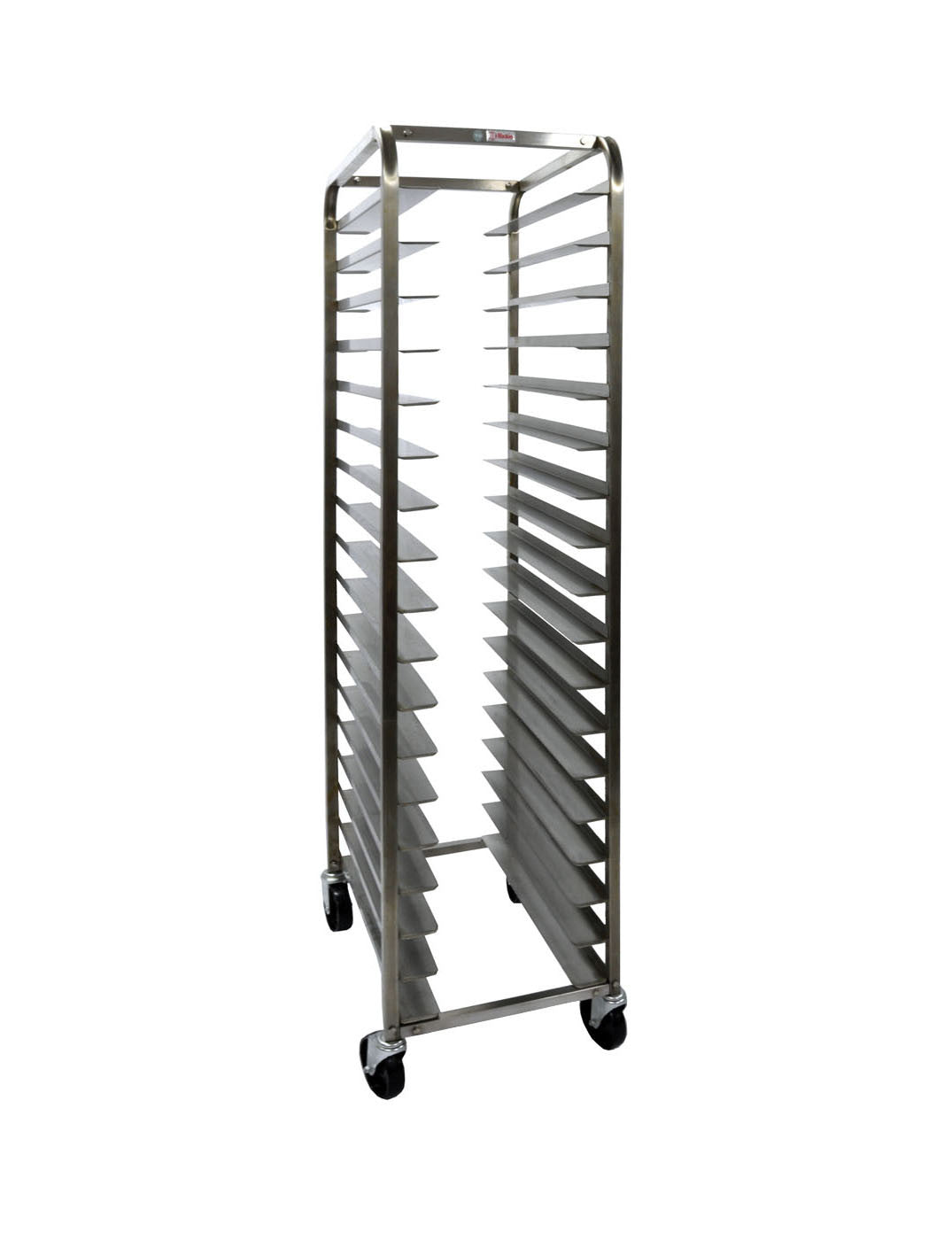 18 Shelf Trolley Rack Stainless Steel — Mackies Bakeware, Australia