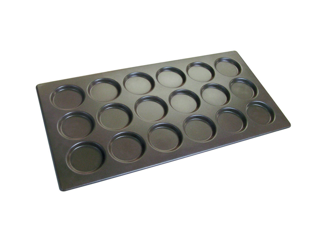 92mm Medium Hamburger Roll Tray — Non-Stick Teflon Coated (WEHP 92-10) — Mackies Bakeware, Australia