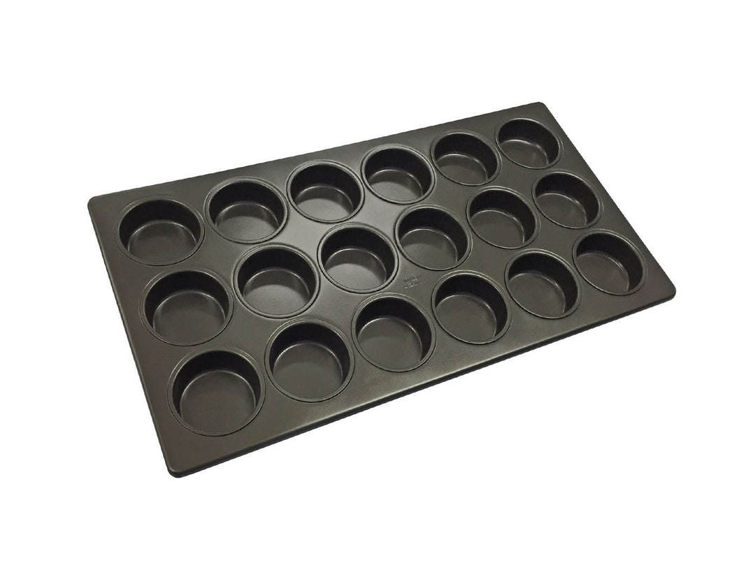 102mm Deep Hamburger Roll Tray — Non-Stick Teflon Coated (WEHS102-10N) — Mackies Bakeware, Australia