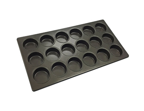 102mm Deep Hamburger Roll Tray — Non-Stick Teflon Coated (WEHS102-10N) — Mackies Bakeware, Australia