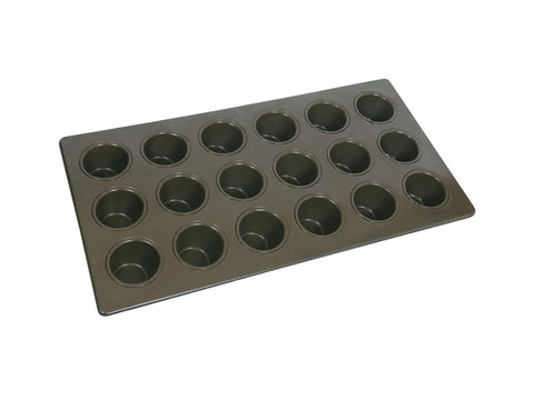 88mm Texas Muffin Tray — Non-Stick Teflon Coated (16" / 406mm) — Mackies Bakeware, Australia